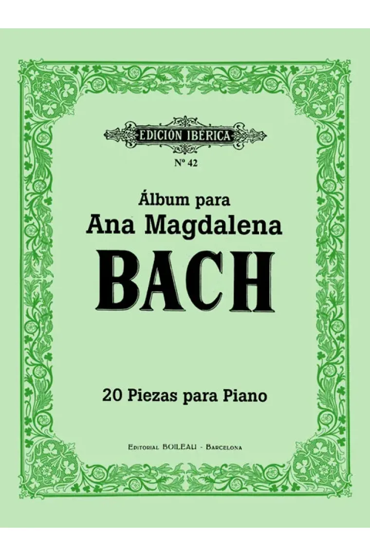 Álbum para Ana Magdalena Bach.