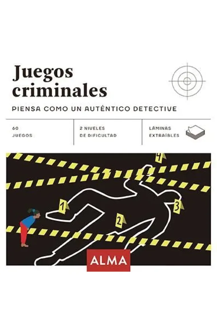 Juegos criminales. Piensa como un auténtico detective (Cuadrados de diversión)