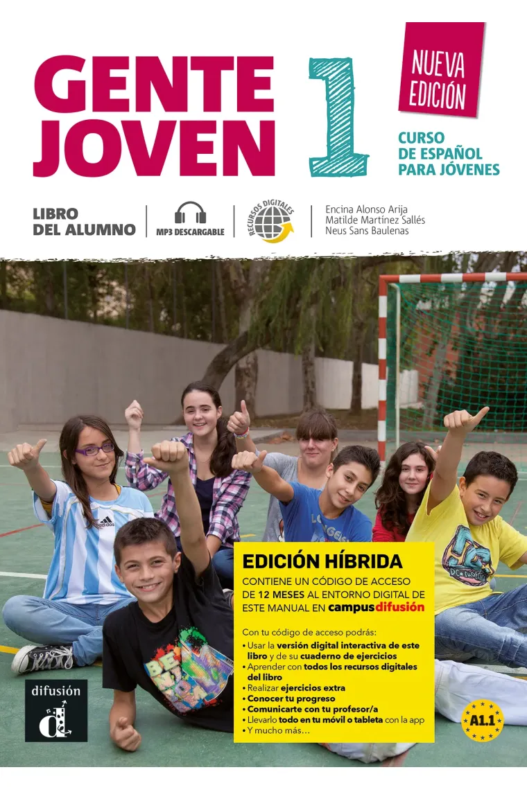 Gente joven 1 A1.1 Nueva edición Ed. Híbrida Libro del alumno