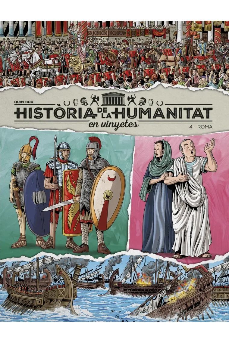 Història de la humanitat en vinyetes vol.4: roma (Catalán)