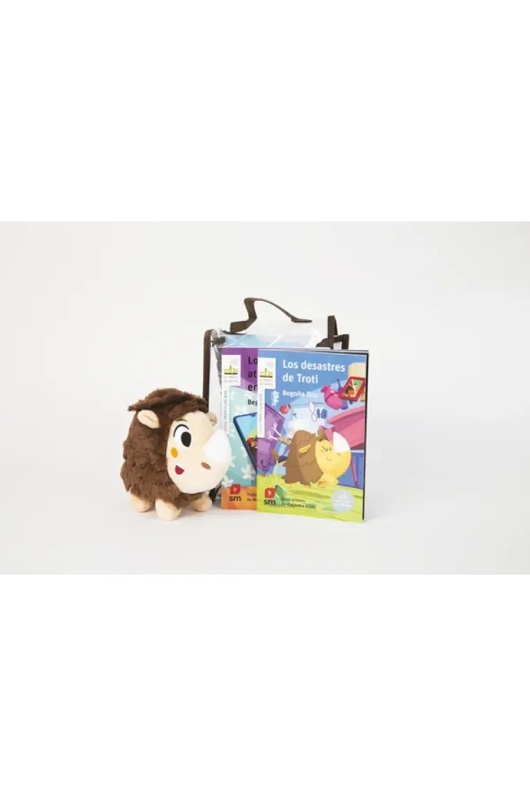 Pack Troti (Els desastres de Troti / Els Mug, atrapats al mòbil + peluix) (Catalán)