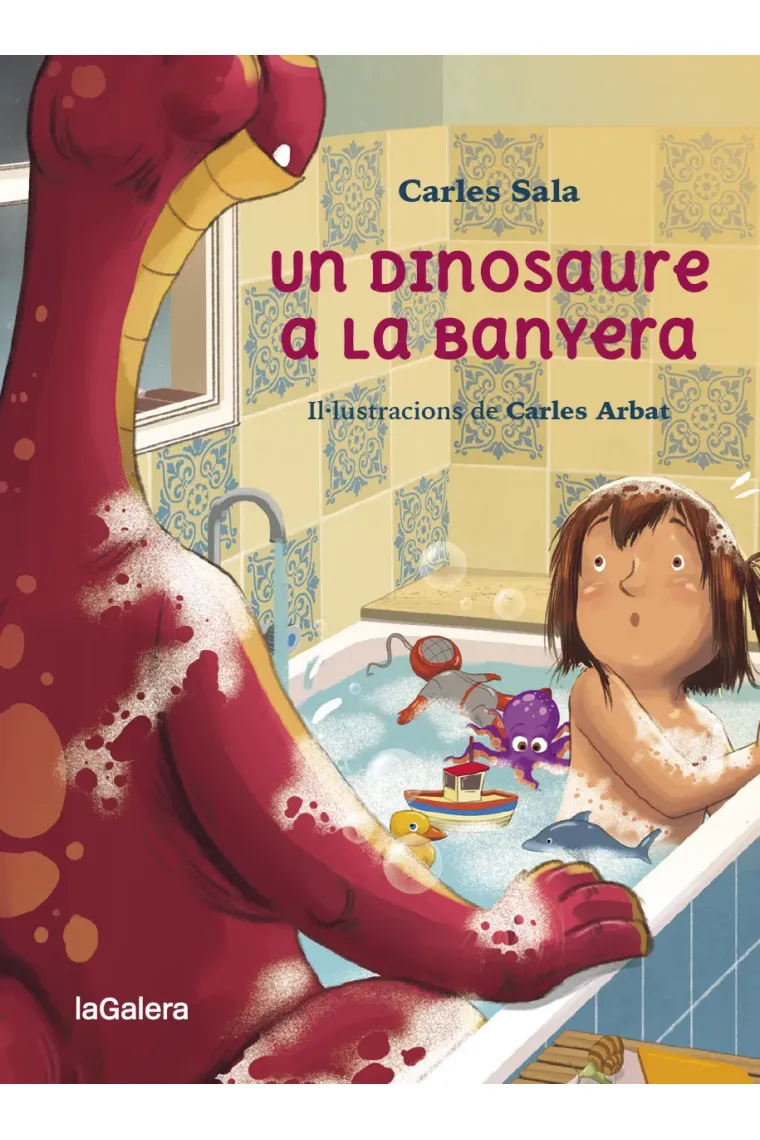 Un dinosaure a la banyera (Catalán)