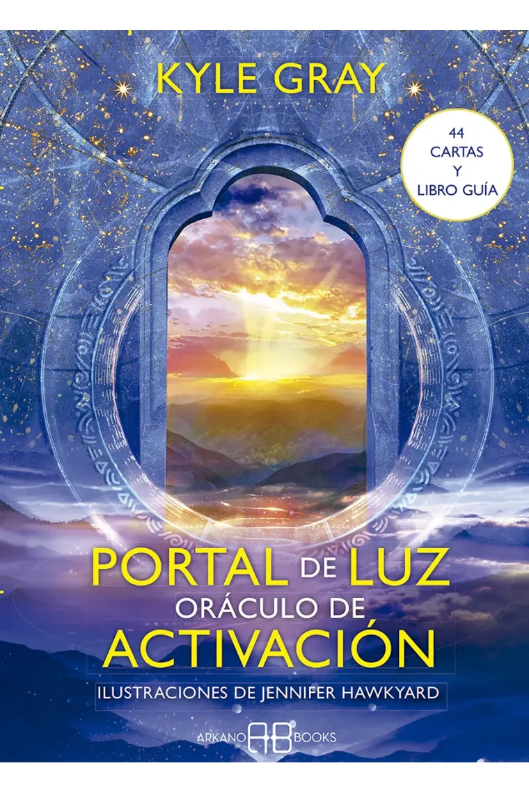 Portal de luz: Oráculo de activación. 44 cartas y libro guía