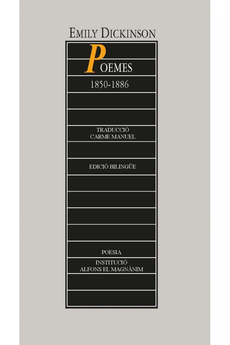 Poemes 1850-1886 (Edición bilingüe) (Catalán, Inglés)