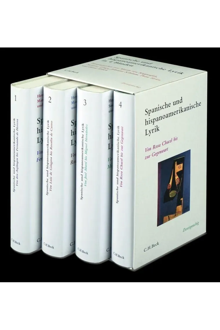 Spanische und hispanoamerikanische Lyrik: In vier Bänden (Alemán)